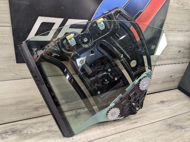 21-25 OEM BMW G23 G83 M4 Rear Left Driver Window Motor Lift Regulator Glass