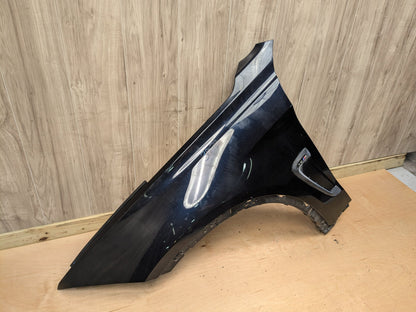 15-18 OEM BMW F86 X6M Front Left Driver Side Fender Panel Black 416 CARBONSCHWARZ METALLIC (416)
