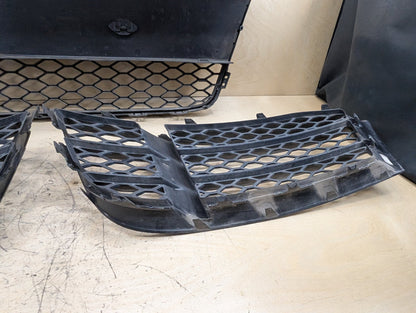 2011-2017 Audi RS5 8T Front Left Right Center Bumper Cover Grilles SET 8T0853651J OEM