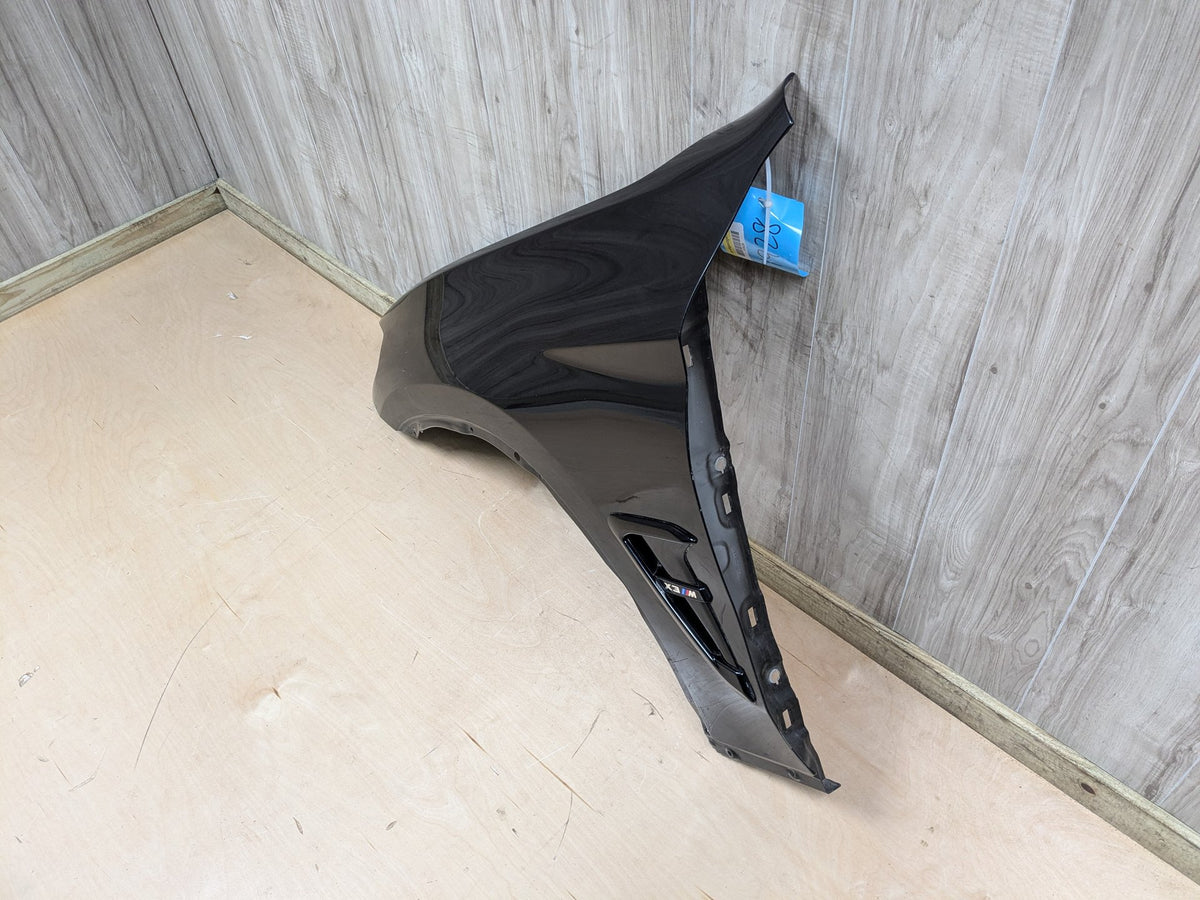 18-24 OEM BMW F97 F98 G01 G02 X3 X4 Front Right Passenger Fender Panel Gray A90 SOPHISTOGRAU BRILLANTEFFEKT METALLI (A90)