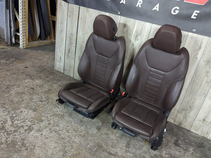 2019 BMW X3 G01 Front Left Driver Right Passenger Seat Assemblys SET Brown