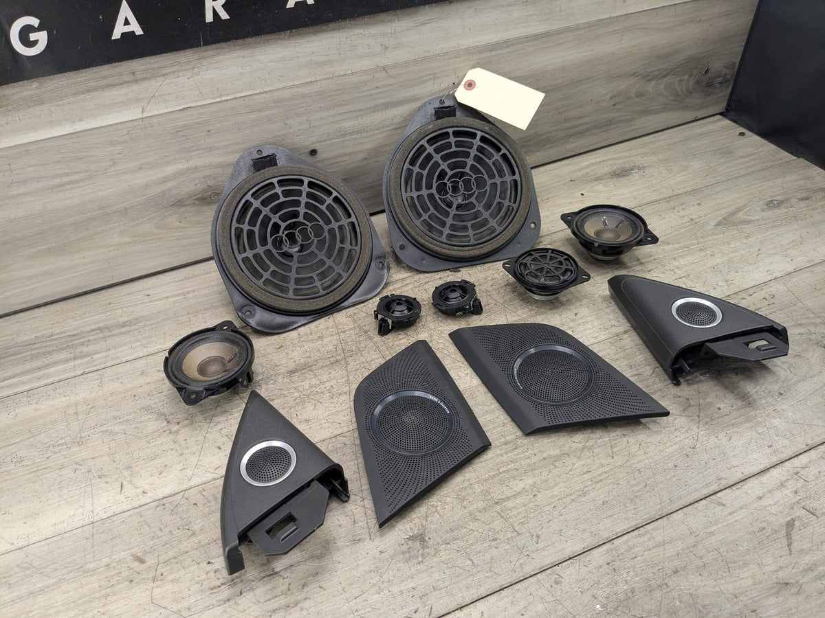 09-17 OEM AUDI A5 S5 Bang & Olufsen Front Rear Door Tweeter Speakers SET