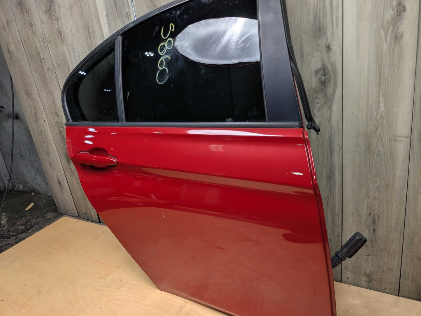 OEM BMW F30 F80 328 330 335 340 M3 Rear Right Passenger Door Shell Panel Red MELBOURNEROT METALLIC (A75)
