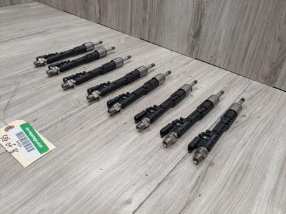 2016 BMW 750i G12 Engine Motor Fuel Injector SET 8638255 19-24 OEM BMW G12 G30 M550 750 Engine N63R High Pressure Fuel Injector SET