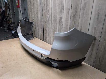*14-18 OEM BMW F15 X5 Rear Bumper Cover PDC Holes w/ Diffuser N55 N57 White