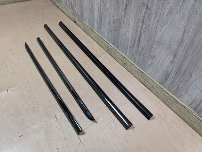 OEM BMW G12 740 750 M760 Lower Left Right Side Door Molding Strip Trim SET Black