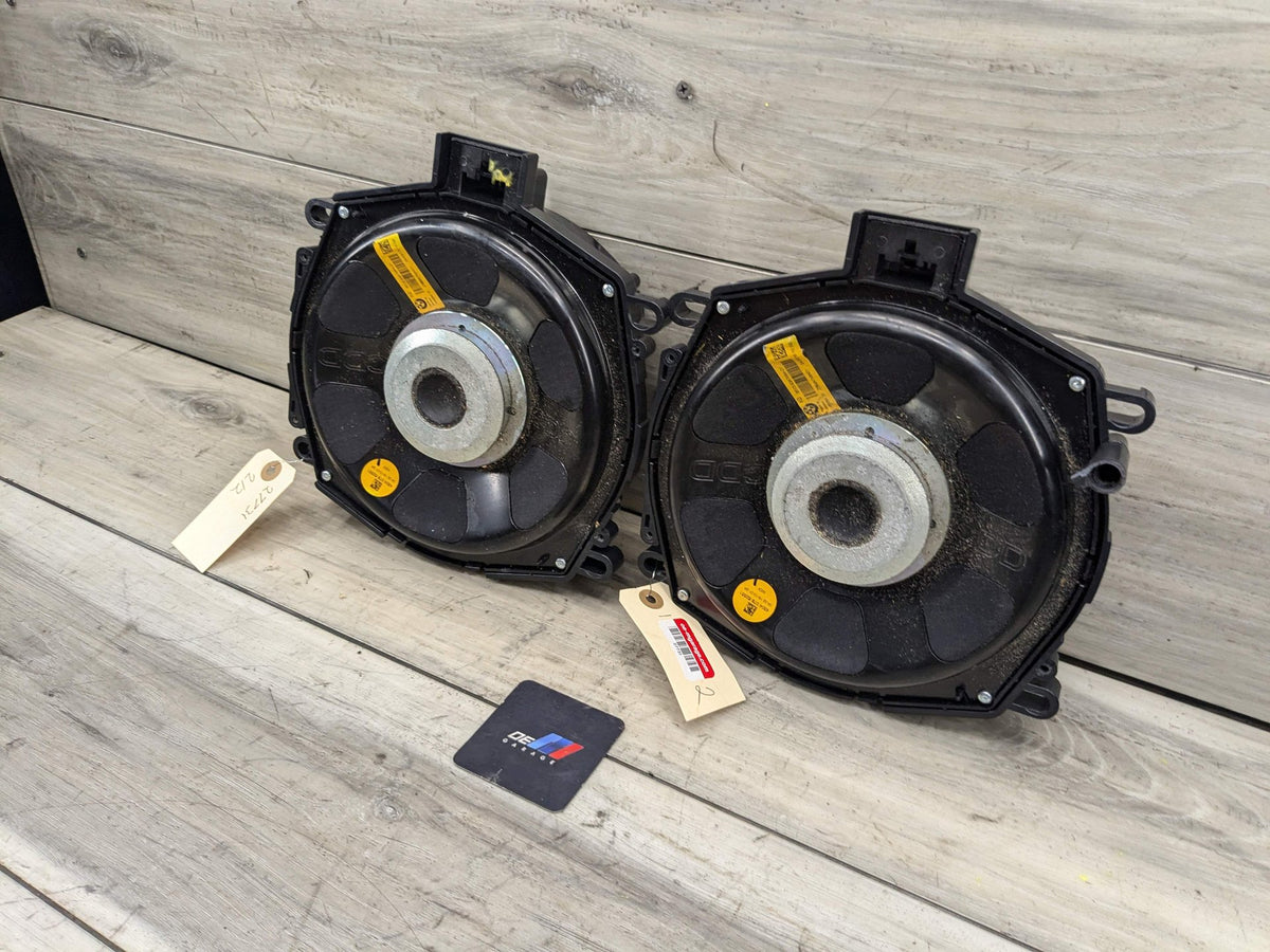 12-19 OEM BMW F16 F26 X4 X6 Left Right Side Sub Subwoofer Audio Speaker SET HIFI