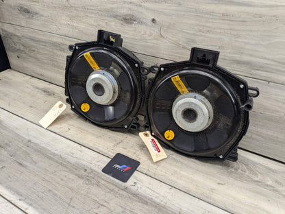 12-19 OEM BMW F16 F26 X4 X6 Left Right Side Sub Subwoofer Audio Speaker SET HIFI