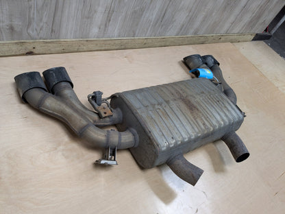 20-24 OEM BMW F97 X3M Engine S58T Rear Dual Exhaust Pipe Muffler