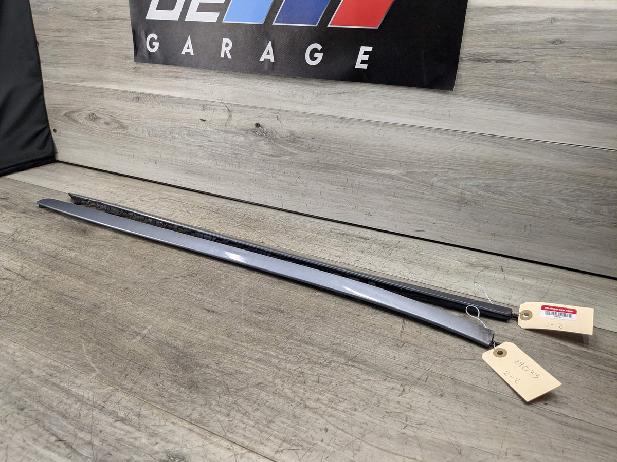 OEM BMW F15 F16 F85 F86 Front Left Right Windshield Side Drip Molding PAIR