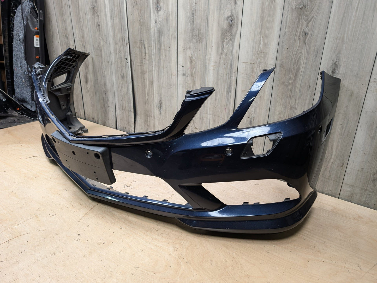 *10-13 OEM Mercedes A207 C207 W207 E350 E550 Front Bumper Cover Panel Blue 890 Blue 890