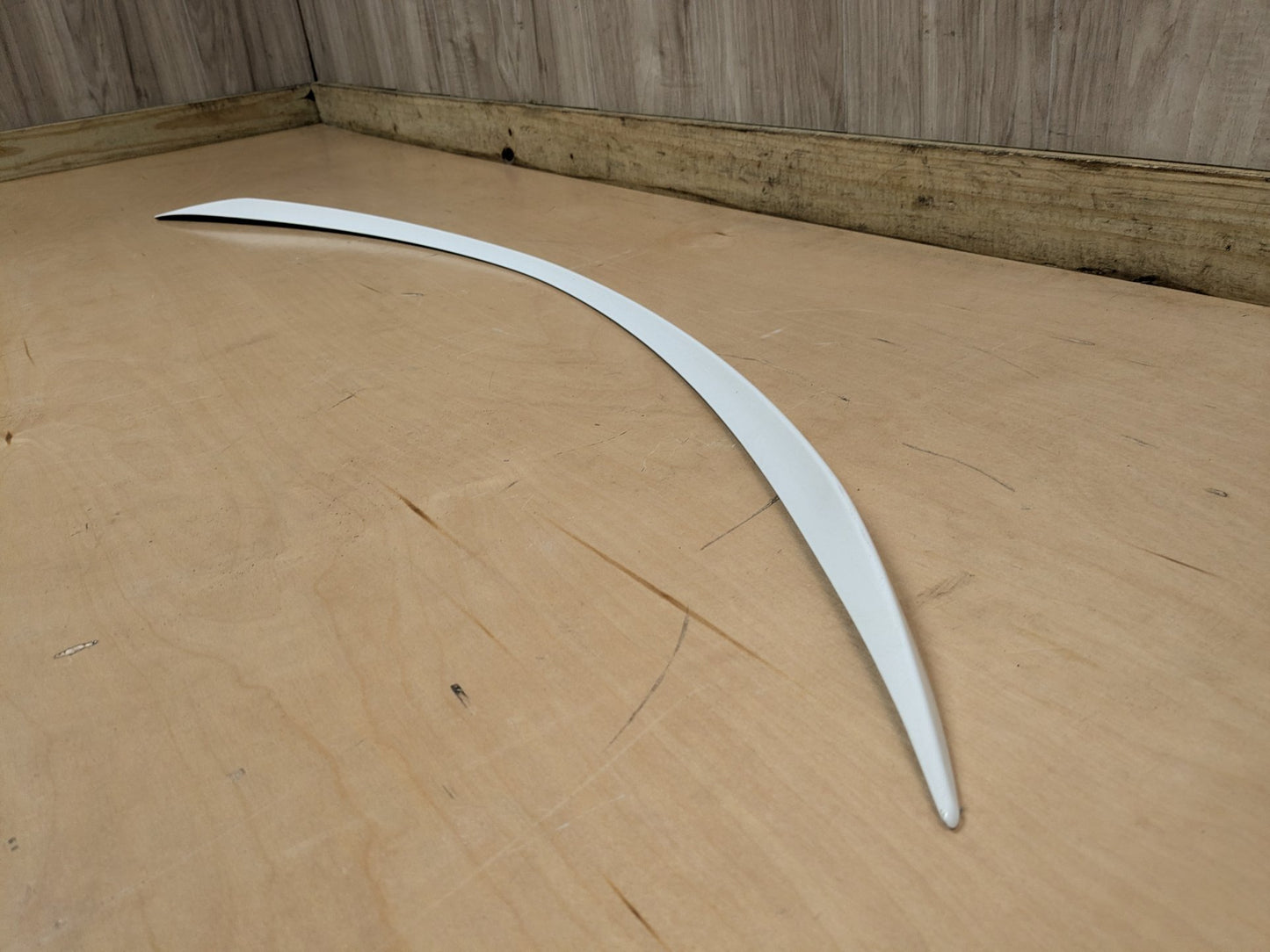 Mercedes W205 Rear Spoiler AMG Boot Trunk Trim Panel Obsidian 149 Polar white