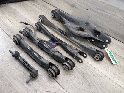2014 BMW 428i F32 Rear Left Driver Control Arms SET 6792535 OEM BMW F22 F23 F30 F32 F33 F36 Rear Left Driver Upper Lower Control Arm SET