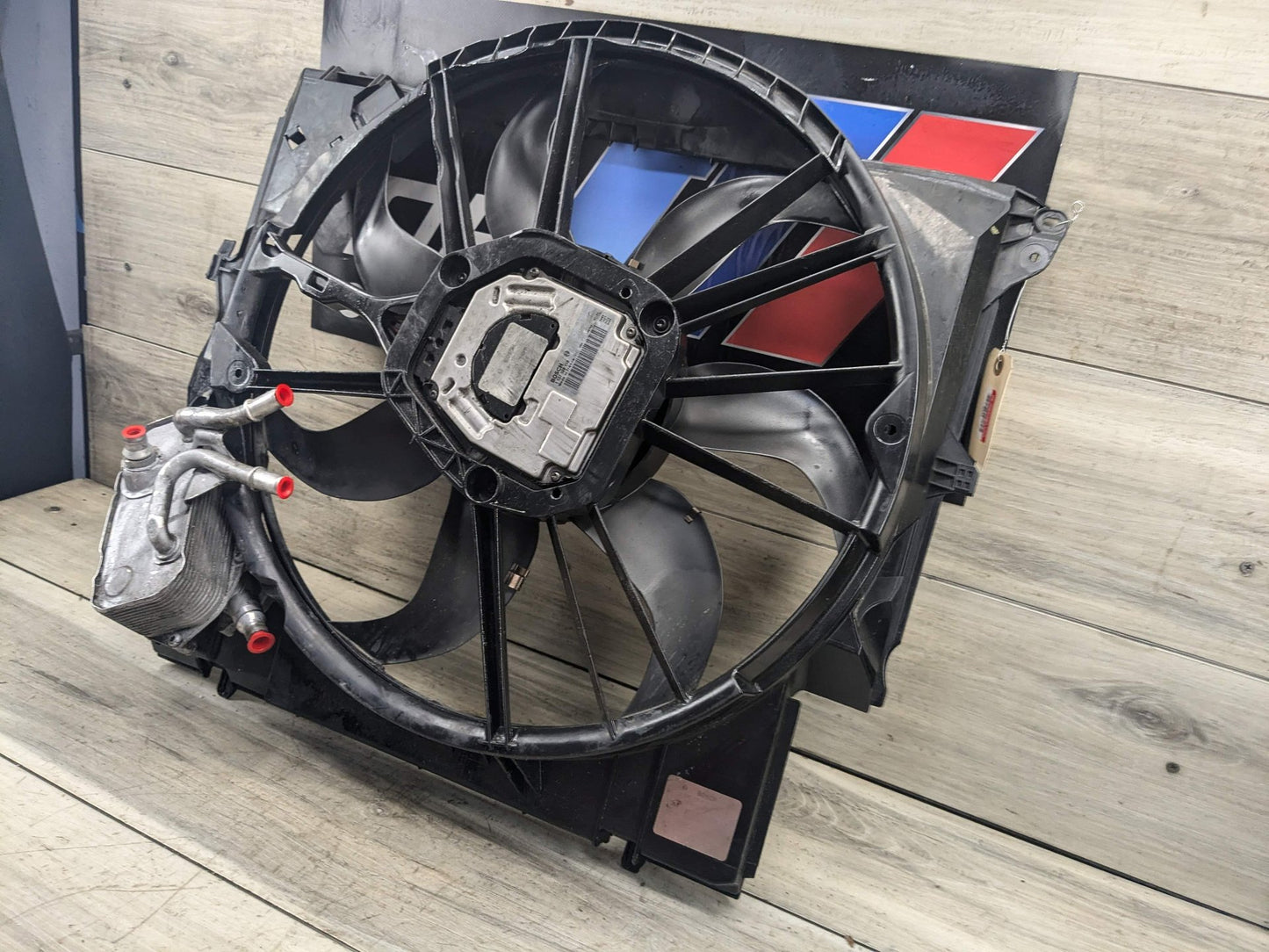 07-13 OEM BMW E82 E90 E92 335 Engine N54 N55 Radiator Cooling Auxiliary Fan 600W