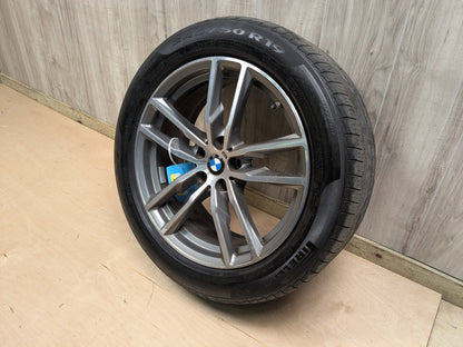 OEM BMW G01 G02 X3 X4 Wheel Rim 19x7.5 ET32 LM Rad Doppelspeiche Style 698M