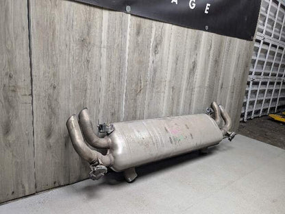 19-25 OEM BMW G05 X5 50iX Rear Exhaust Flap Silencer Muffler w/ Quad Tips N63M