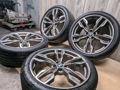 18-24 OEM BMW F97 G01 G02 X3 X4 Rims Wheels 21x9.5/8.5 ET:30/43 Style 718M SET
