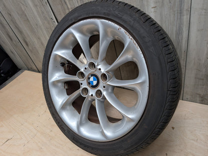*03-08 OEM BMW E85 Z4 Rim Wheel 17x8" ET:47 LA Wheel Turbine Style 106