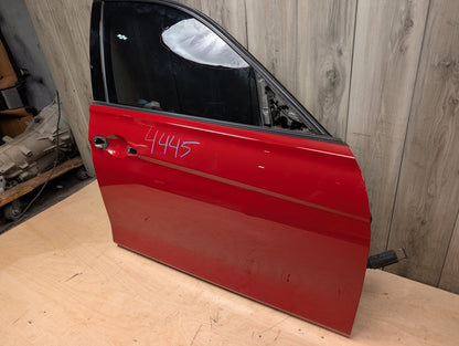 OEM BMW F30 F80 328 330 335 340 M3 Front Right Passenger Door Shell Panel Red MELBOURNEROT METALLIC (A75)