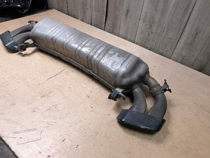 16-19 OEM BMW G11 G12 750i 750iX Engine N63R Rear Exhaust Pipe Muffler M SPORT