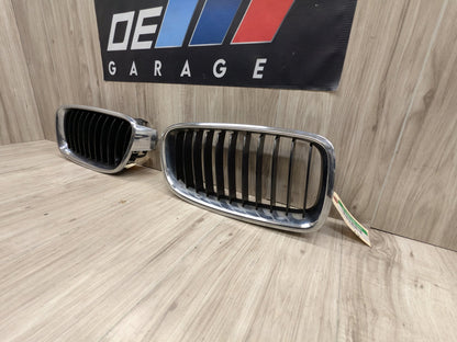 OEM BMW F30 F31 328 330 335 340 Front Left Right Upper Bumper Kidney Grilles SET