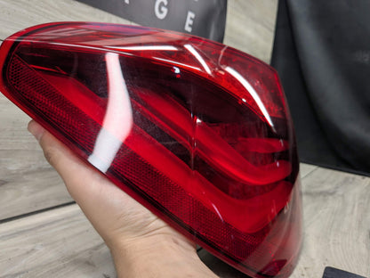 13-15 OEM BMW F01 F02 LCI 740 750 LED Rear Left Driver Side Outer Tail Light