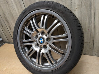 01-06 OEM BMW E46 M3 Wheel Rim 18x8" ET47 5x120 M Double Spoke Style 67"