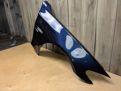 *11-16 OEM BMW F10 528 535 550 Right Passenger Side Fender Panel Blue A89 IMPERIALBLAU BRILLANTEFFEKT METALLI (A89)