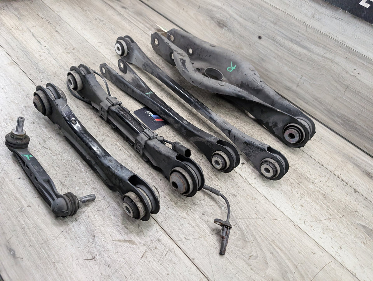 2014 OEM BMW F22 F30 F32 F33 F36 Rear Left Driver Upper Lower Control Arm SET