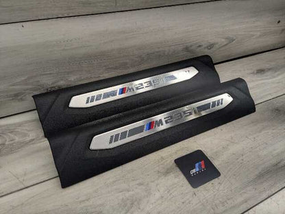 20-24 OEM BMW F44 M235i Front Left Right Door Sill Plate Molding Trim PAIR
