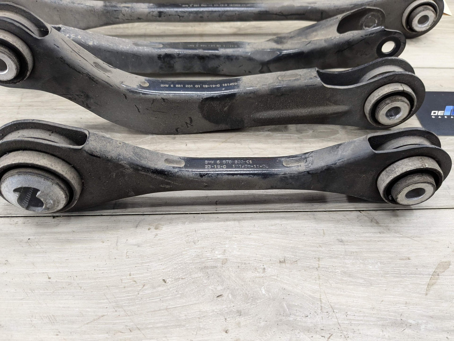 19-24 OEM BMW G20 G22 G26 Rear Right Passenger Side Upper Lower Control Arm SET
