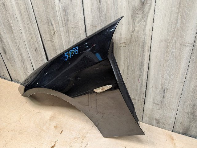 06-11 OEM BMW E90 328 335 Sedan Left Driver Side Fender Panel Black 668