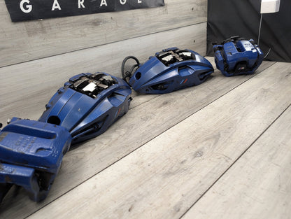 17-23 OEM BMW G30 540 M550 Front Rear Left Right Brake M SPORT Calipers SET Blue