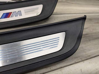 *17-20 OEM BMW G30 M550 Front Rear Left Right Light Door Sill Plate Molding Trim