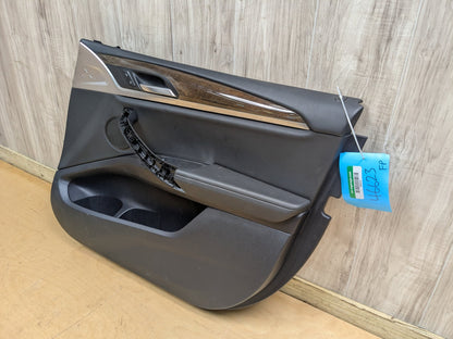 2019 BMW X3 G01 Front Right Passenger Interior Door Panel Card 7410282 18-23 OEM BMW G01 X3 FRONT RIGHT PASSENGER Side Door Panel Card Trim Cover Black OEM