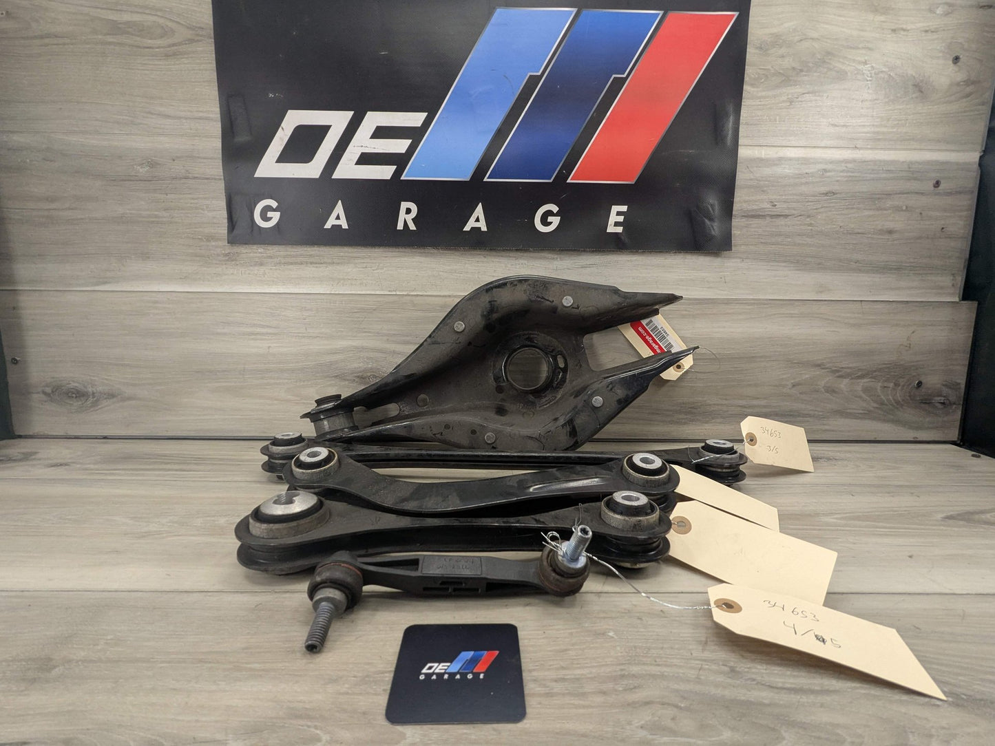 2022 BMW M240i G42 Rear Right Passenger Control Arms SET 6876633 OEM BMW G20 G22 G23 G26 G29 G42 Rear Right Passenger Upper Lower Control Arms