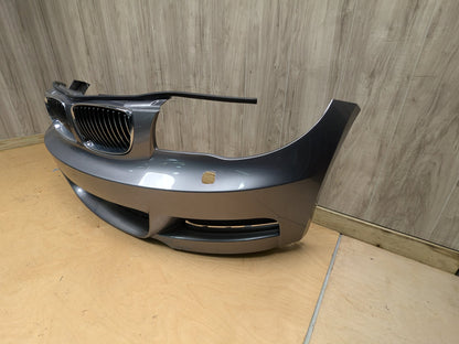 AFTERMARKET 08-13 BMW E82 E88 135 M SPORT Front Bumper Cover w/ Grilles Gray A52