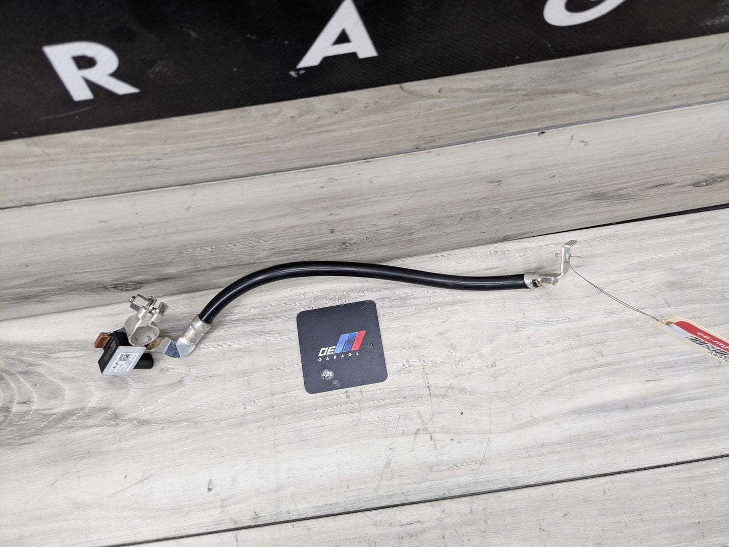 2022 BMW 330i G20 Battery Negative IBS Wire Cable 9855909 OEM BMW G05 G06 G07 G20 G22 G23 G26 G42 Negative Cable Terminal IBS Sensor Black