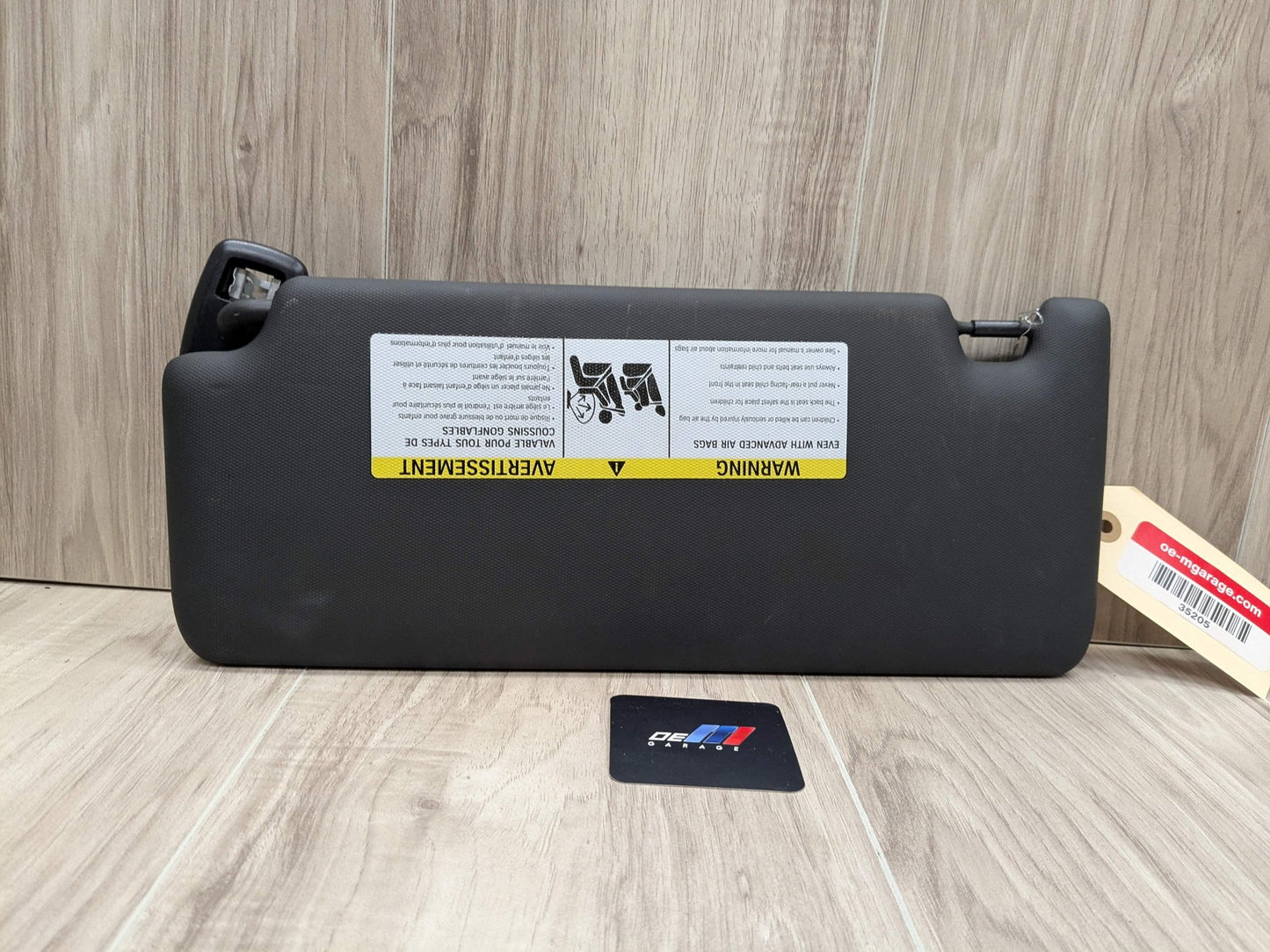 2021 BMW M340i G20 Front Left Driver Sun Visor 0 19-24 OEM BMW G20 G80 330 M340 M3 Left Driver Side Interior Sun Visor Black