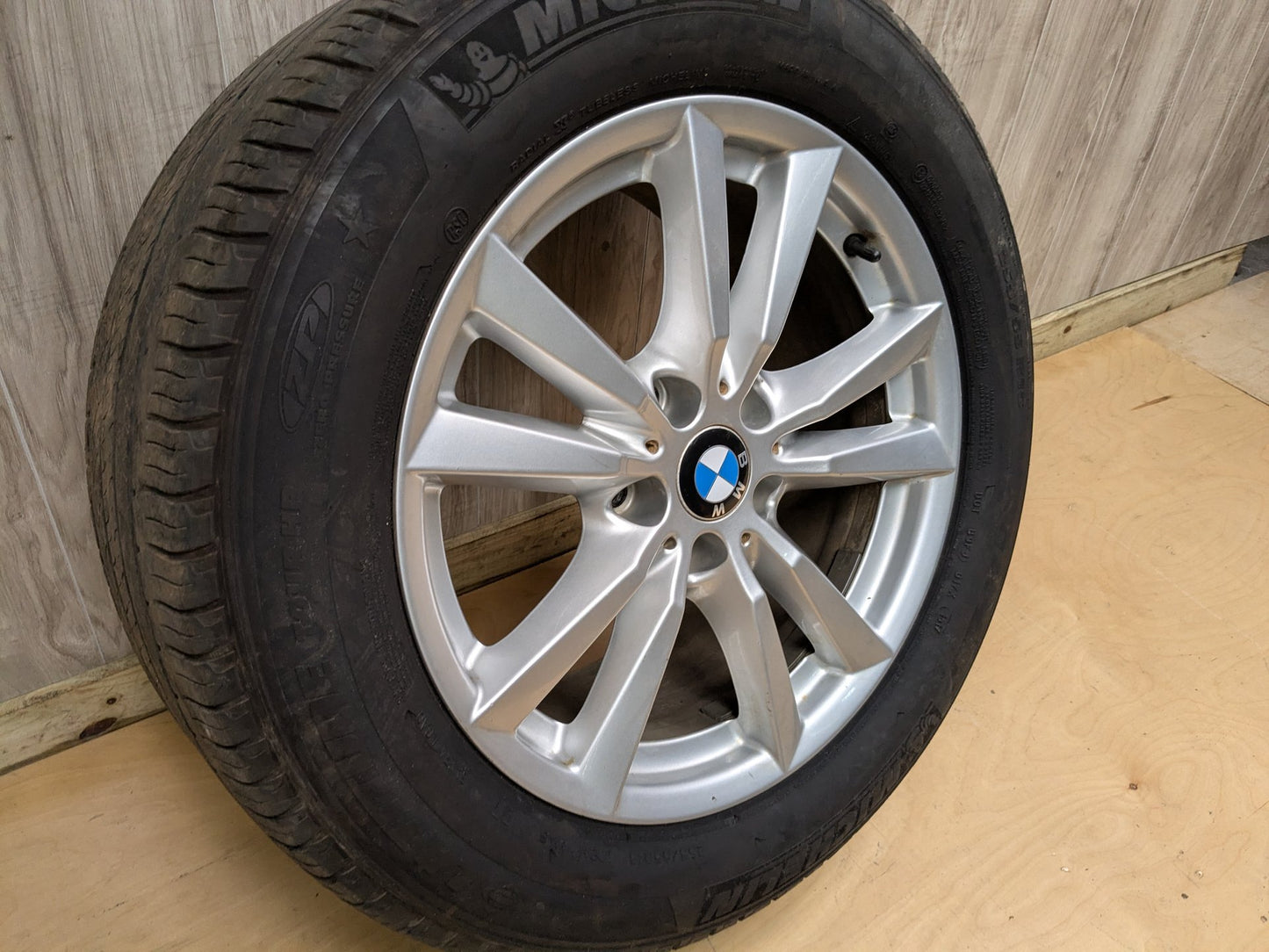 14-18 OEM BMW F15 X5 Wheel Rim 18x8.5 ET46 5x120 LA Double Spoke Style 446