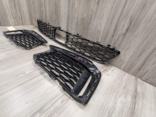 17-20 OEM BMW G30 Front Bumper Lower Center Left Right Driver Passenger Grille Trim Black