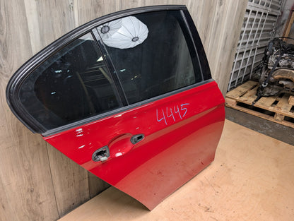 OEM BMW F30 F80 328 330 335 340 M3 Rear Right Passenger Door Shell Panel Red MELBOURNEROT METALLIC (A75)