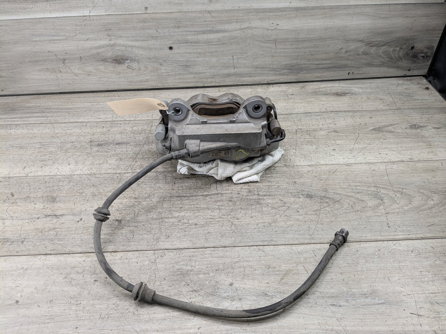 17-20 OEM BMW G11 G12 G30 540 740 750 Front Left Driver Brake Caliper Gray