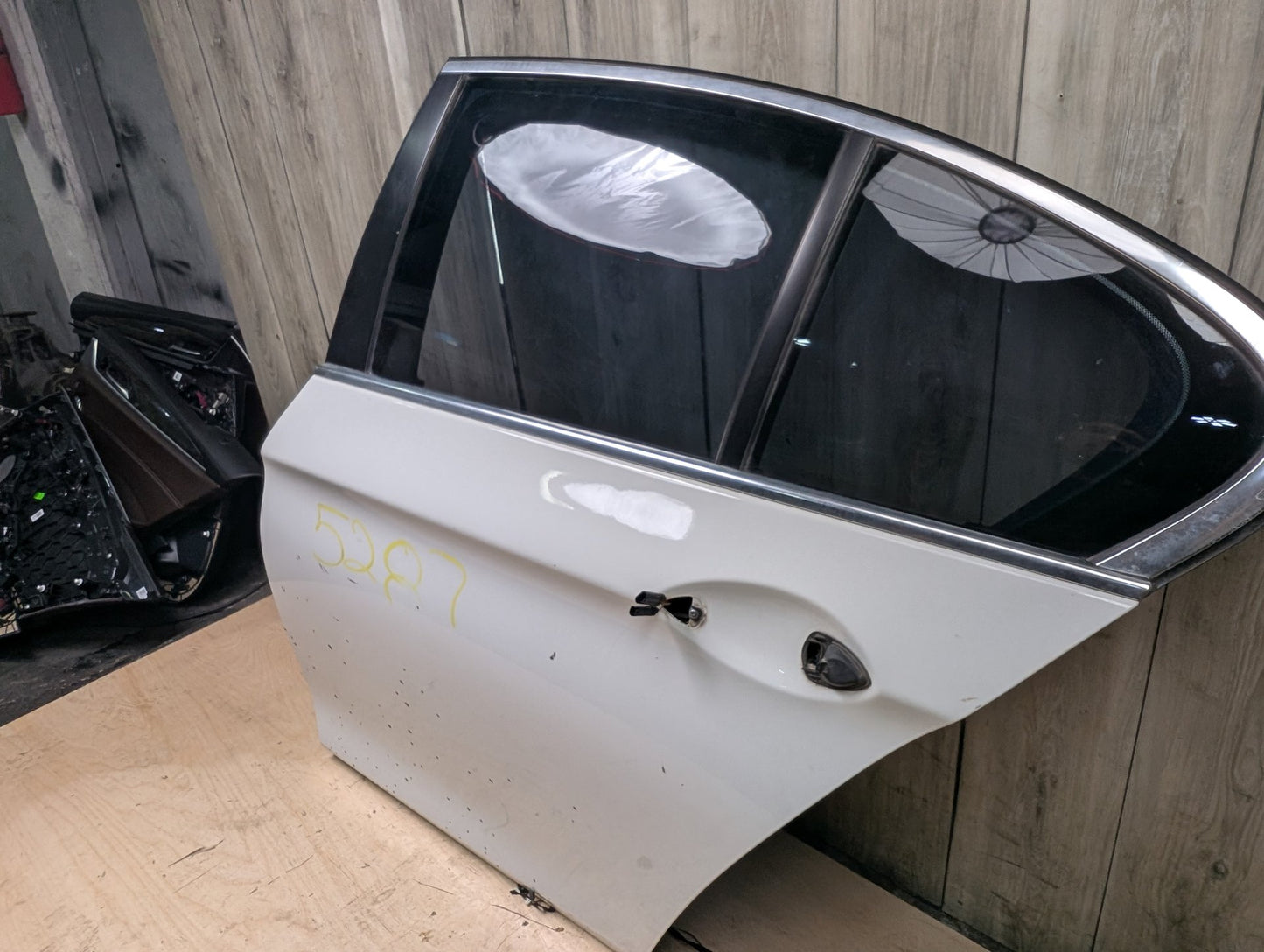 *11-16 OEM BMW F10 535 M5 Sedan Rear Driver Side Door Shell Panel White 300 White 300