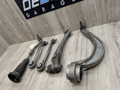 13-17 OEM AUDI A5 S5 Front Right Passenger Upper Lower Control Arm w Tie Rod SET