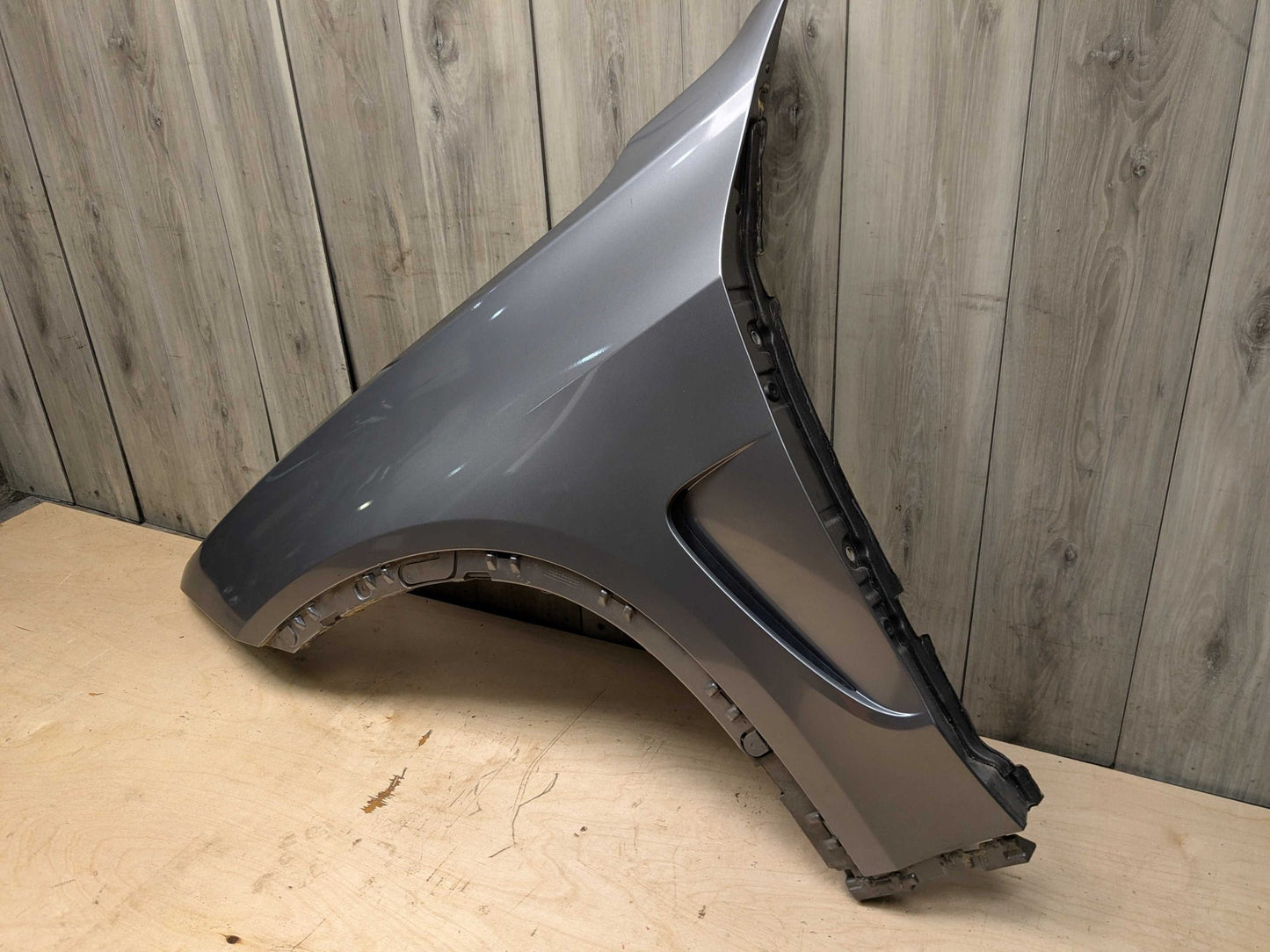 14-18 OEM BMW F15 X5 Front Left Driver Side Fender Panel Gray A52 SPACEGRAU METALLIC (A52)