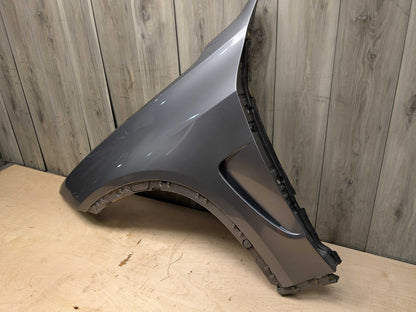 14-18 OEM BMW F15 X5 Front Left Driver Side Fender Panel Gray A52 SPACEGRAU METALLIC (A52)