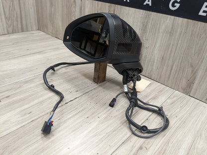 2018 Audi S5 B9 Front Left Driver Side Mirror Assembly 8W6857409BH 2018-2024 AUDI A5 S5 RS5 Left Driver Door Rearview Mirror W/ BLIND SPOT & CAMERA