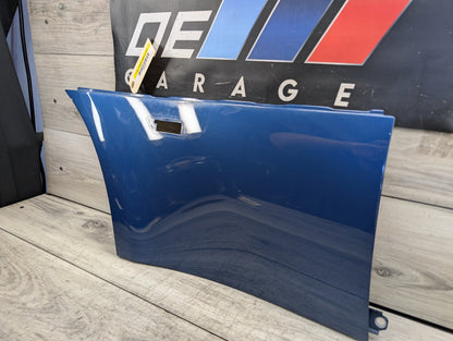 96-02 BMW E36 Z3 Front Left Driver Fender Quarter Panel Cover Blue 364