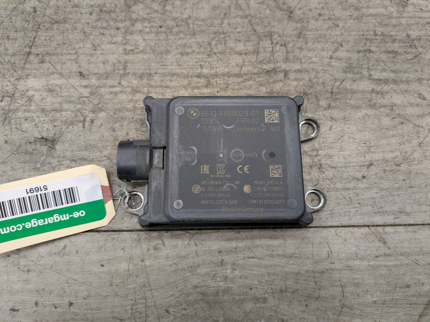 OEM BMW G01 G12 G30 F90 M5 X3 ACC Adaptive Cruise Control Radar Sensor FRR-02